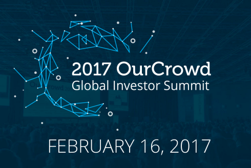 Israel to Host more than 5,000 at World's Largest Equity Crowdfunding Conference on February 16, 2017