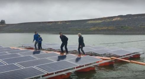Floating on water, this 1.2 MW solar project in wine country (Sonoma County, California) is part of nearly 20 MW of floating solar projects awarded to Pristine Sun